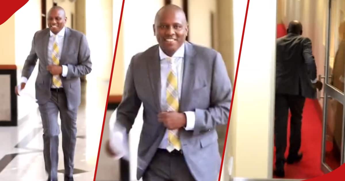 Kimani Ichung'Wah capturé en train de se rendre au travail quelques jours après que Ruto a mis en lock-out Kindiki et Kuria pour leur arrivée tardive