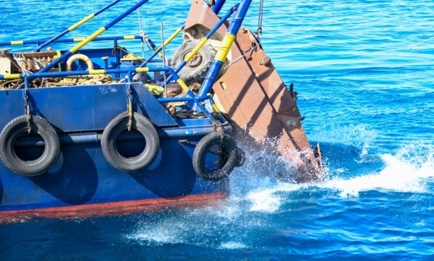 The new diving sites include 15 old military pieces and equipment to create a suitable environment for growing Red Sea coral reefs- press photo