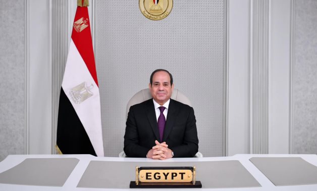 FILE - Egyptian President Abdel Fattah El Sisi