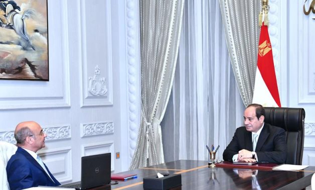 Le président Sissi rencontre le ministre de la Justice Omar Marwan