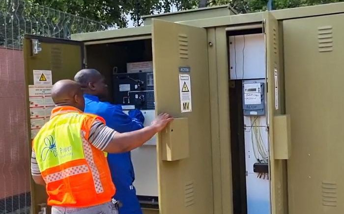 City Power à Midrand dans le cadre d'une opération de coupure de deux jours pour les non-payeurs