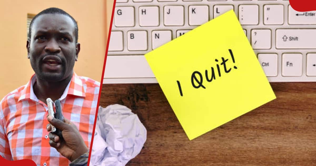 Edwin Sifuna dit qu'il a quitté un emploi de 400 000 KSh pour sa santé mentale : "Le patron de l'enfer"