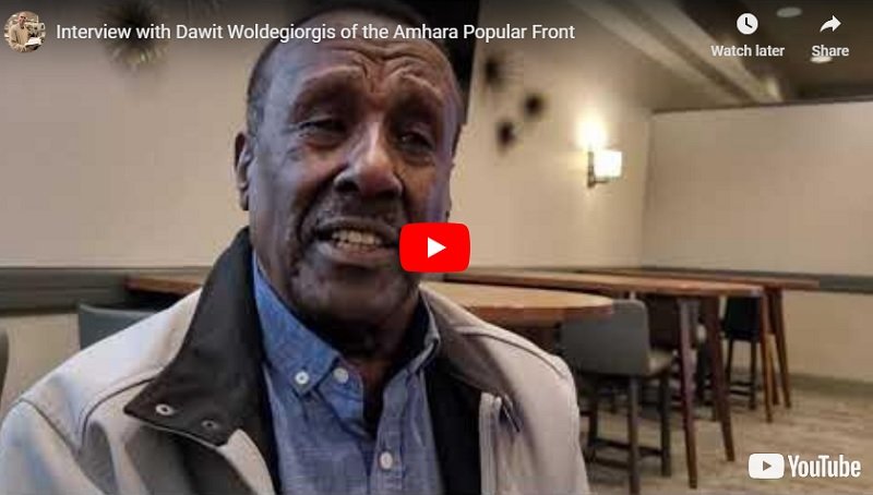 Les gens paient le prix de ce qu'ils sont, déclare Dawit Woldegiorgis