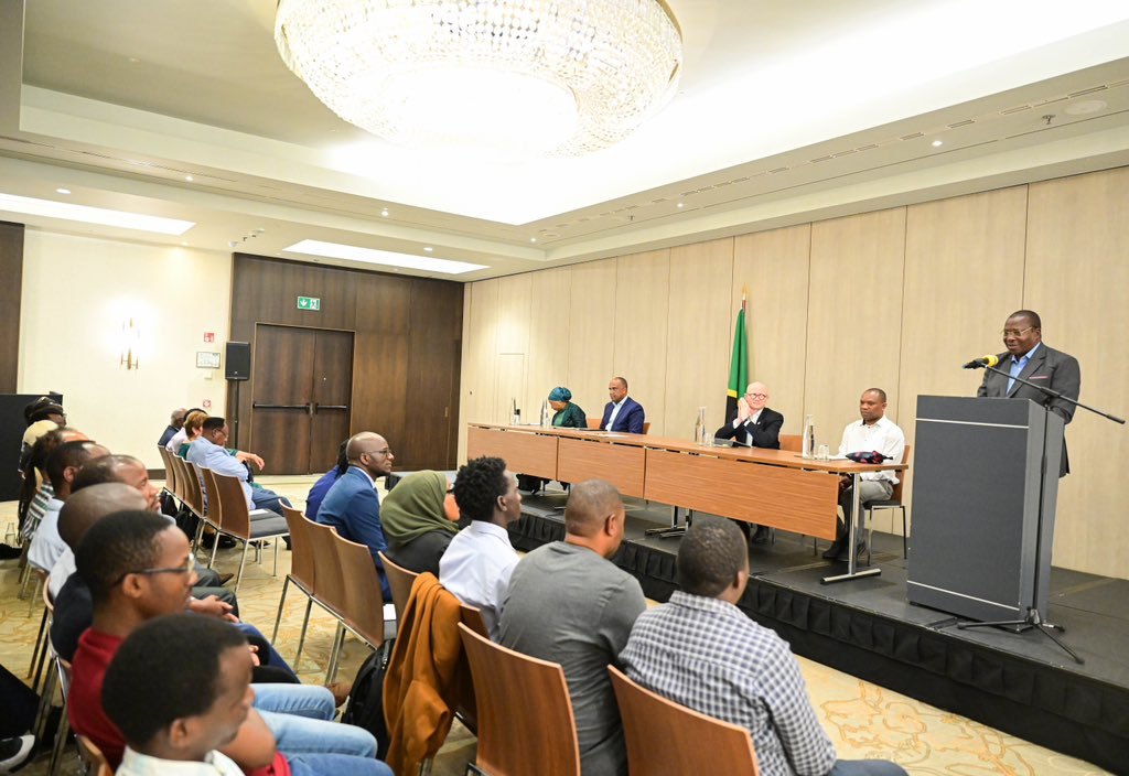 Market Tanzanie, le vice-président parle à la diaspora en Hongrie