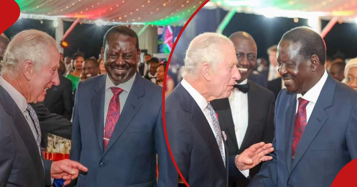 Photo du roi Charles III partageant des moments chaleureux avec Raila Odinga, Ruto suscite des réactions