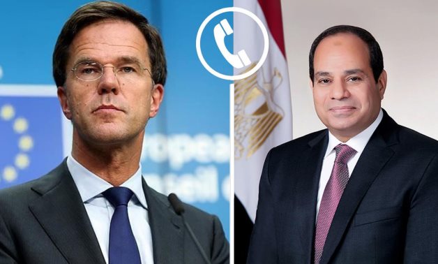 Le président Sissi discute de la situation à Gaza avec le Premier ministre néerlandais Mark Rutte