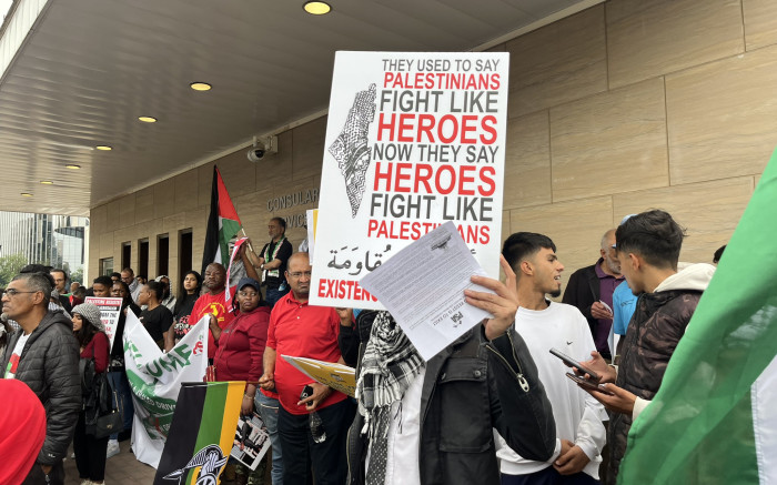 "Nous n'avons pas peur de Joe Biden, nous sommes solidaires de la Palestine"