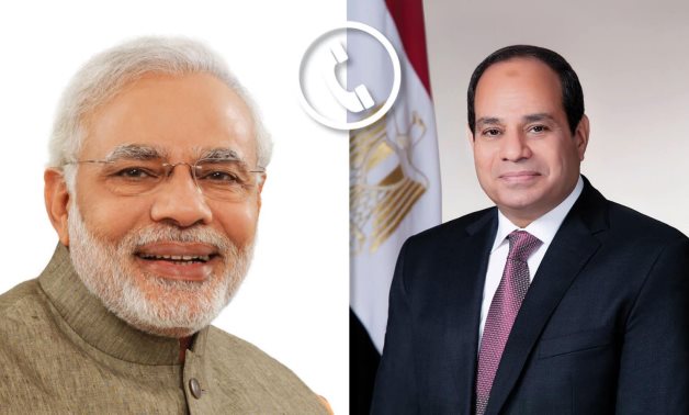 Sissi affirme à Modi la nécessité d'une solution diplomatique pour faire respecter la trêve humanitaire à Gaza