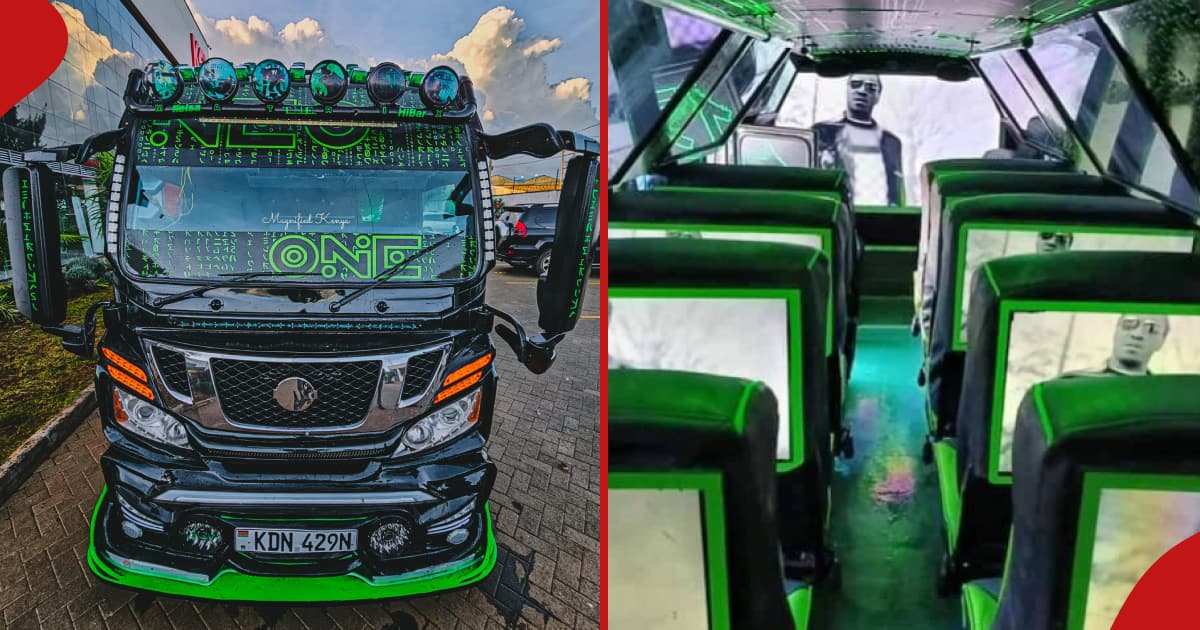 Neo : Embakasi Matatu avec plus de 10 téléviseurs et des rétroviseurs latéraux de 80 000 KSh sur les routes