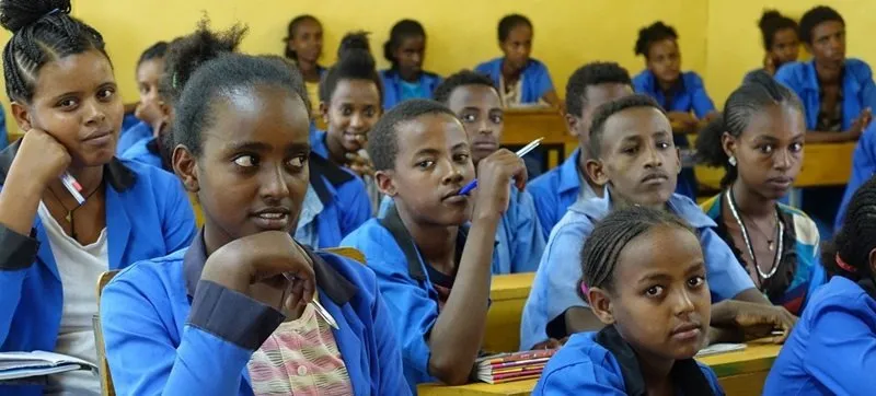 Tigray high school students