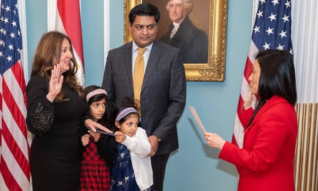 Ambassador Herro Mustafa Garg was sworn in on Tuesday as the new US Ambassador to Cairo - US State Department