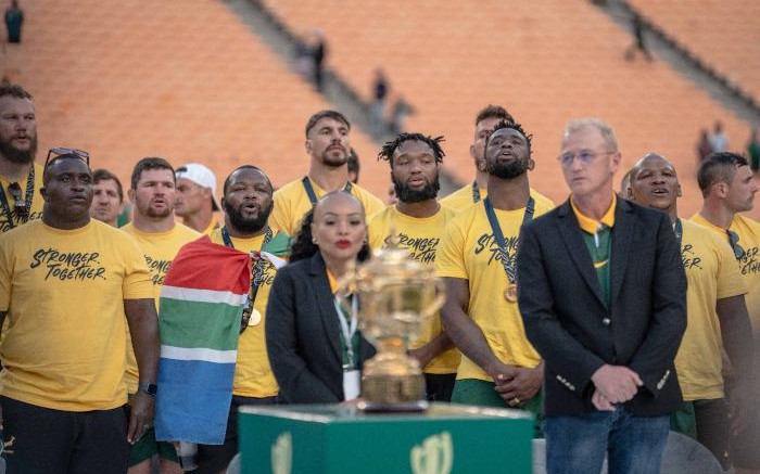 Kolisi remercie l'AS pour son soutien aux Boks et exhorte les citoyens à "s'entraider"