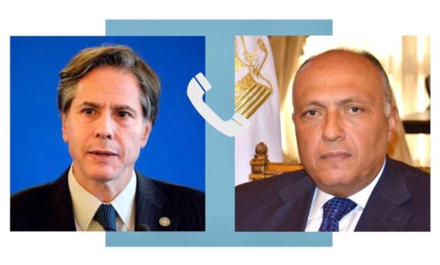 Le ministre égyptien des Affaires étrangères reçoit un appel téléphonique d'Anthony Blinken