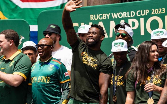 "Nous célébrons une nation unie derrière les Springboks"