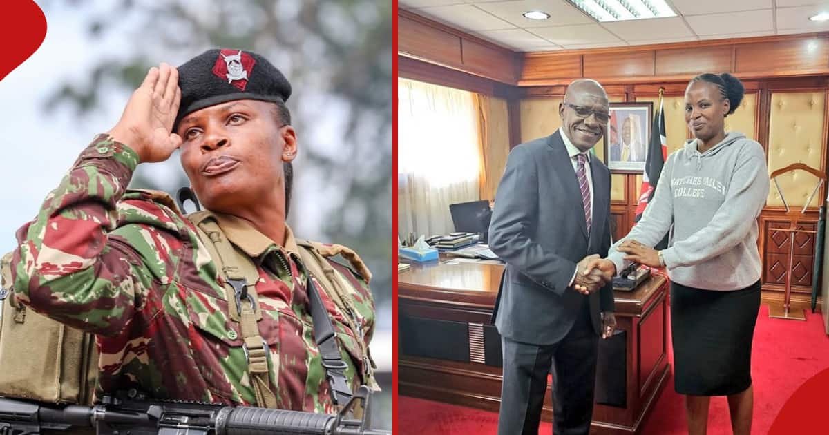 La policière qui a capturé le cœur de Boni Khalwale lui rend visite avec son mari