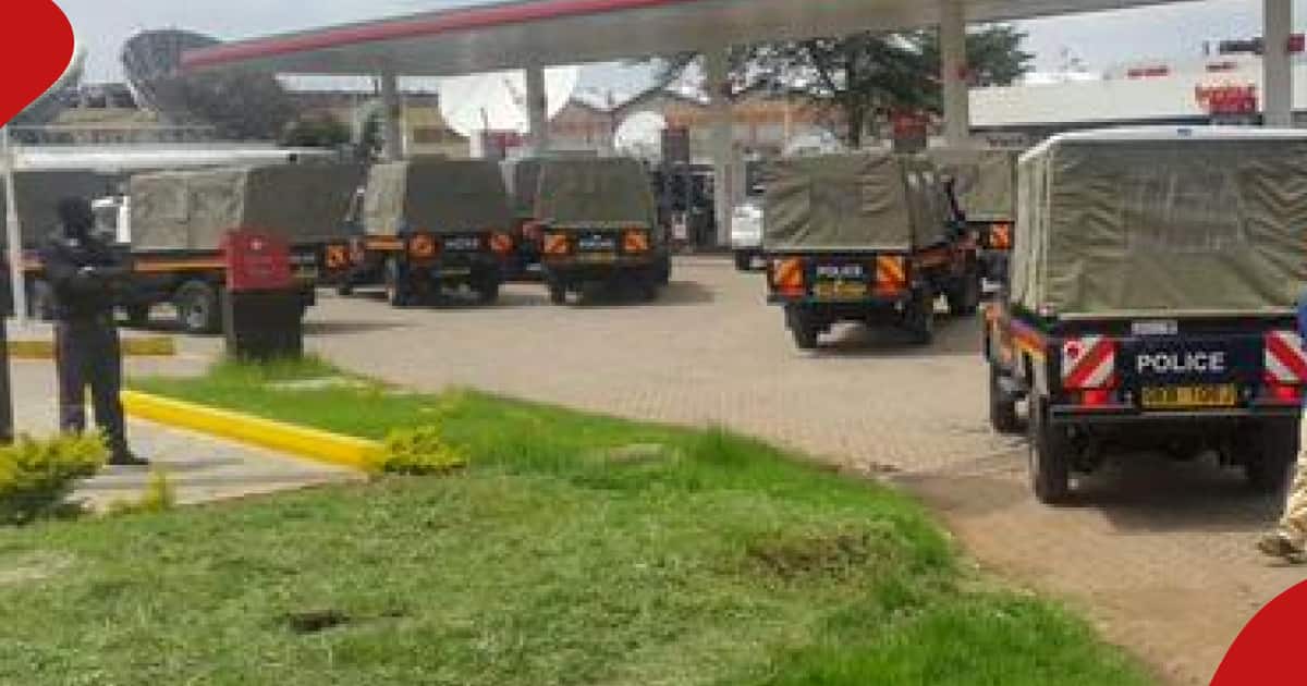 Kisumu : 4 hommes tendent une embuscade à un policier à une station-service et s'échappent avec un véhicule GK