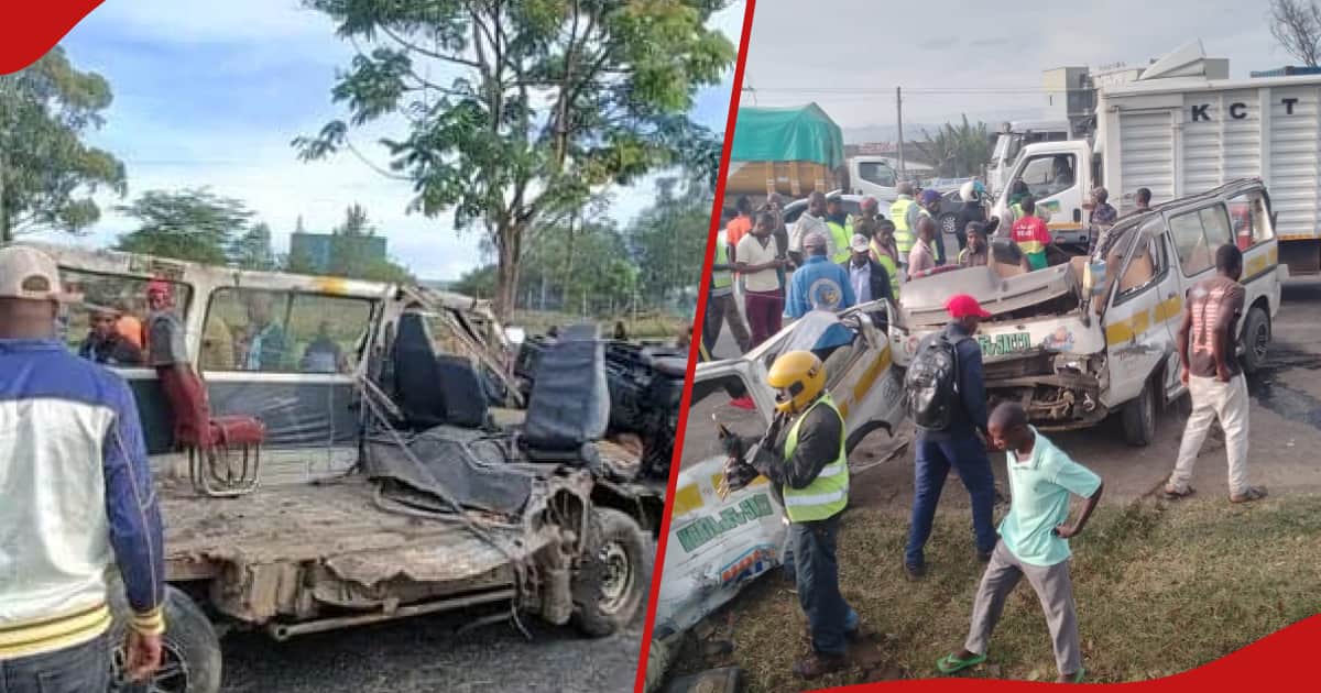 Nakuru : Plusieurs morts redoutés alors que Matatu entre en collision avec la remorque dans l'accident de Grisly Dawn