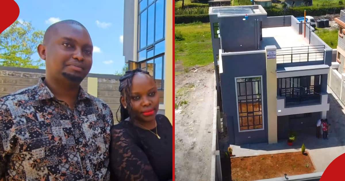 Un jeune couple kenyan construit un superbe manoir de 8,5 millions de shillings en quatre mois