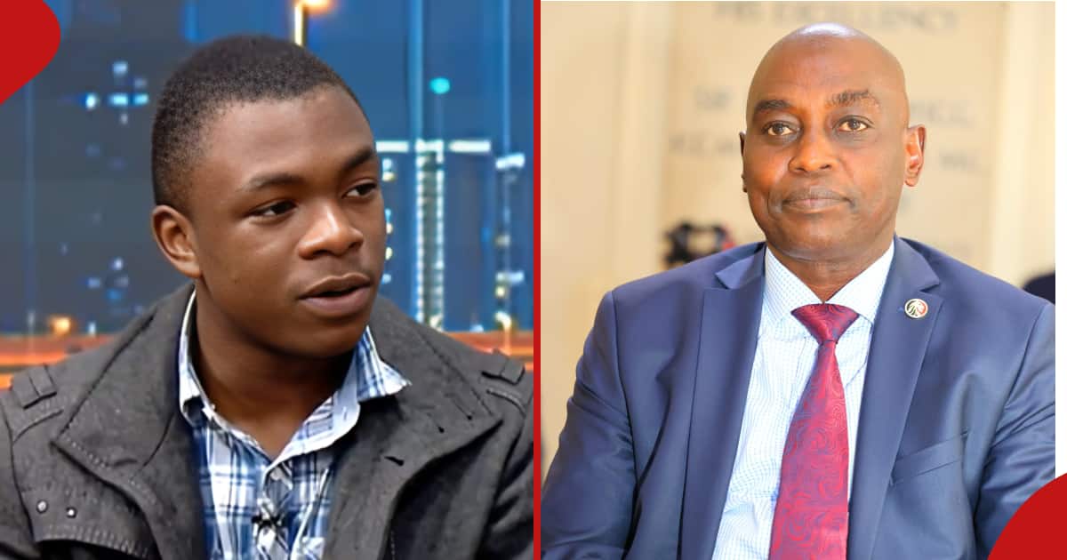 Le président du conseil d'administration de la KRA surprend le meilleur candidat du KCSE avec une récompense de 200 000 KSh lors d'une interview télévisée