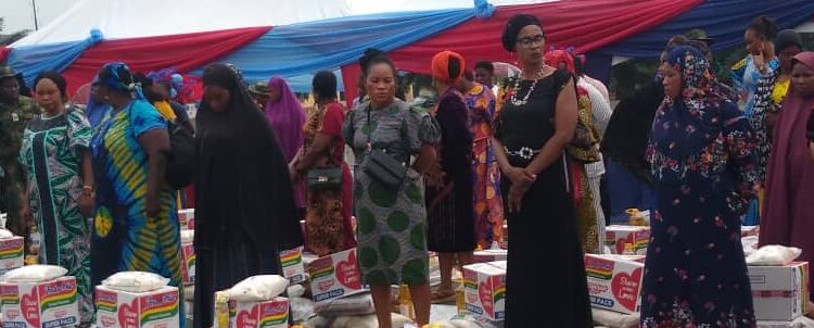 Defence, DEPOWA give palliatives, cash to 150 widows in Rivers
