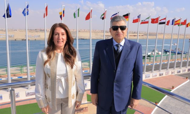 L'ambassadeur américain en visite officielle sur le canal de Suez en Égypte
