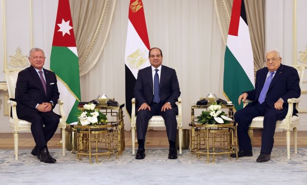 Sommet tripartite entre l'Égypte, la Jordanie et la Palestine pour discuter des développements à Gaza, mercredi