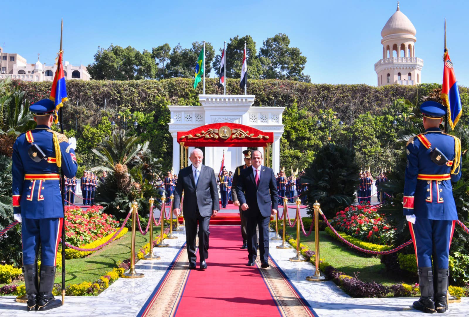 Sissi et Lula au Caire Sissi et Lula au Caire