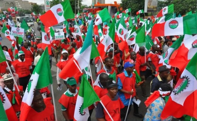 NLC donne à FG la date limite du 13 mars pour atteindre le salaire minimum de 1 million de nairas