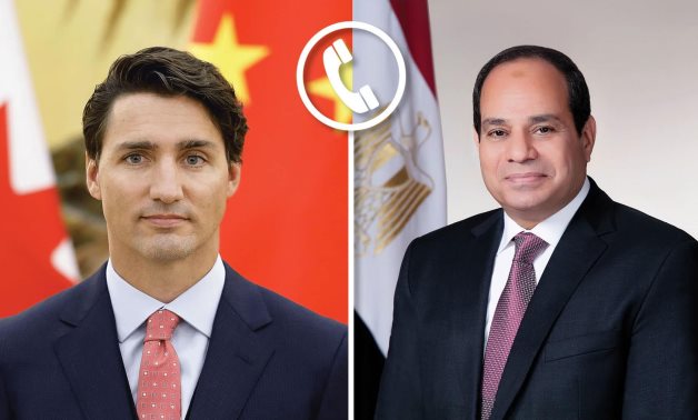 Sissi s'entretient avec le Premier ministre canadien et met en garde contre une escalade de la situation à Gaza