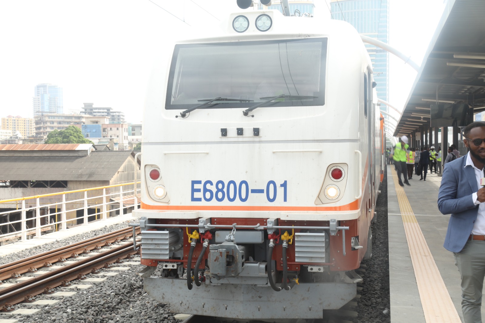 TRC lance le premier essai de train électrique