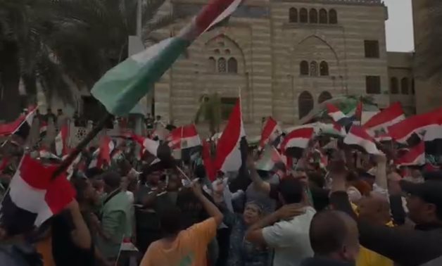 Les Egyptiens manifestent en soutien à la cause palestinienne