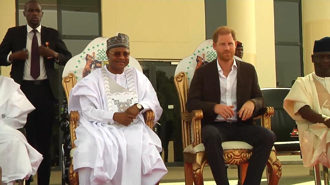 Le gouverneur Sani accueille le prince Harry à Kaduna