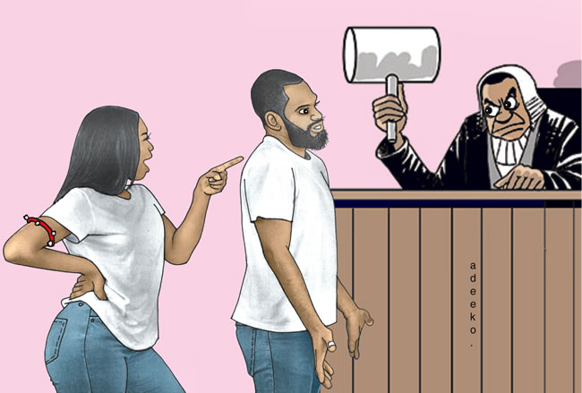 Mon mari a refusé de travailler, il vivait sous le toit de mon père, déclare une femme au tribunal
