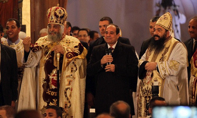 Sissi et la Première Dame saluent les coptes égyptiens à l'occasion du Jour de la Résurrection