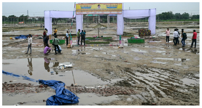 Stampede at India religious gathering