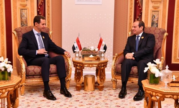 Le président égyptien Sissi et le président syrien Assad rejettent toute tentative visant à saper la question palestinienne