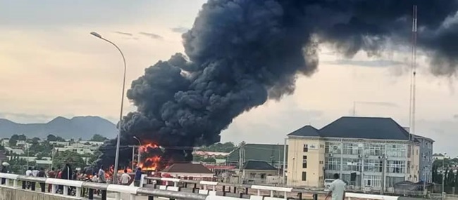 fire guts Abuja filling station,