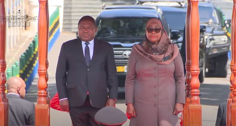 Samia et Nyusi se rencontrent à Dar