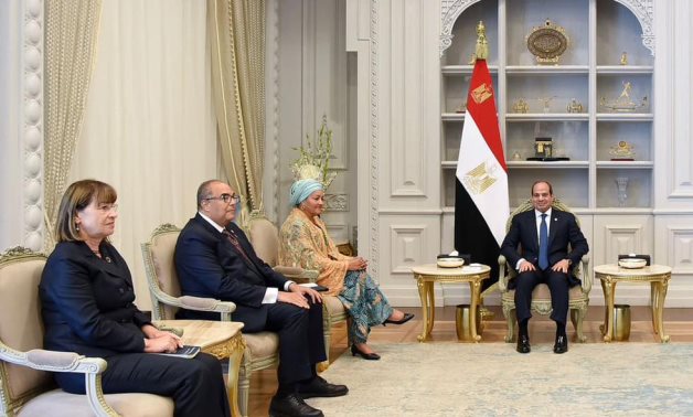 Le président Sissi et le vice-secrétaire général discutent du renforcement de la coopération entre l'Égypte et l'ONU