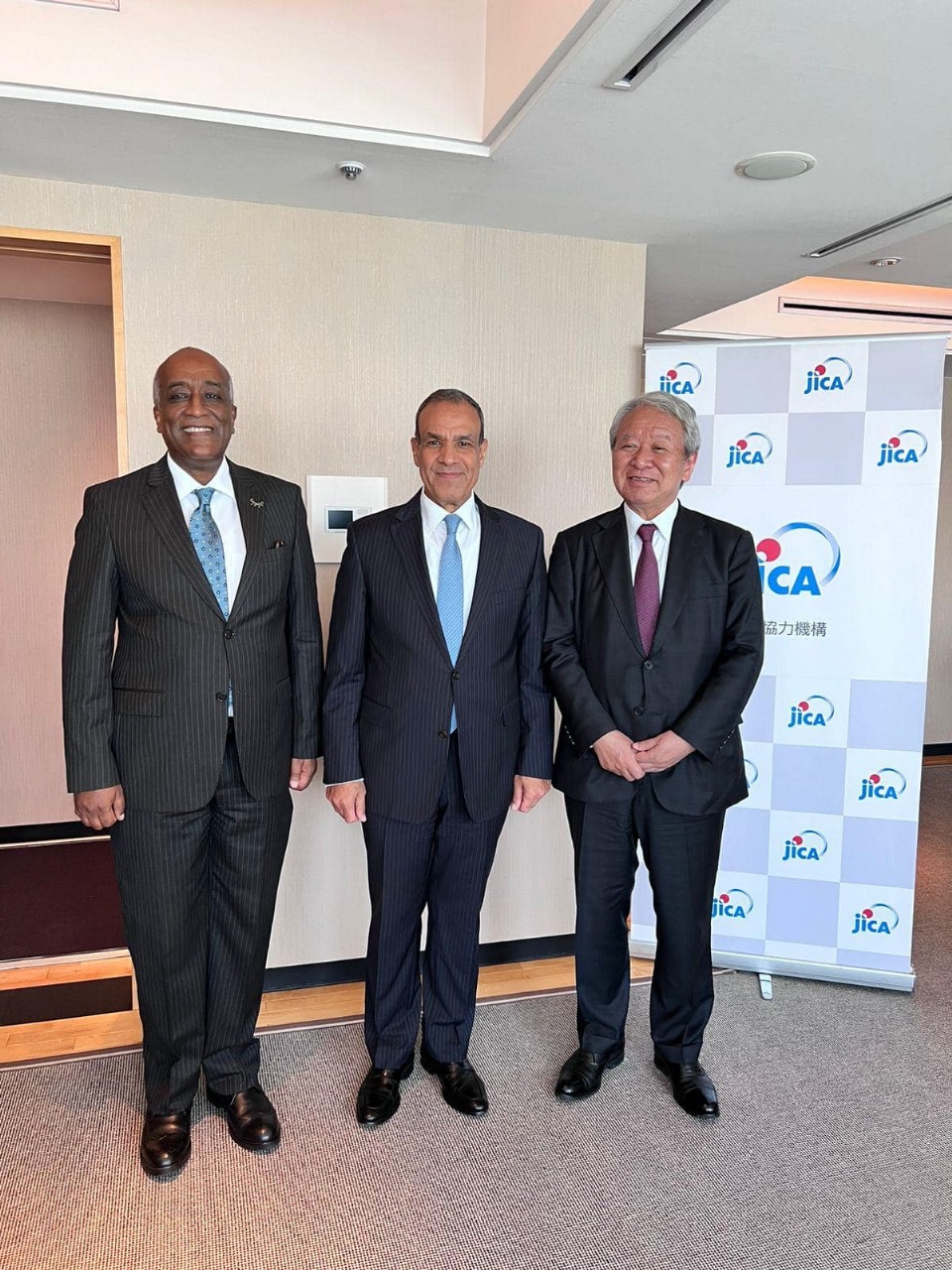 Le président de l'Agence japonaise de coopération internationale (JICA), Akihiko Tanaka, reçoit le ministre égyptien des Affaires étrangères Badr Abdelatty au Japon – MAE égyptien