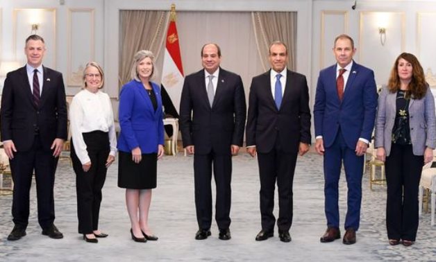 Une délégation du Congrès américain visite le président égyptien pour des consultations sur les guerres à Gaza et au Soudan