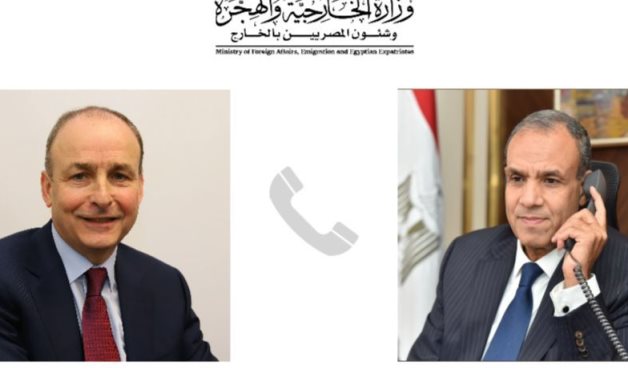 Le ministre égyptien des Affaires étrangères et son homologue irlandais discutent des relations bilatérales et de la guerre israélienne contre Gaza