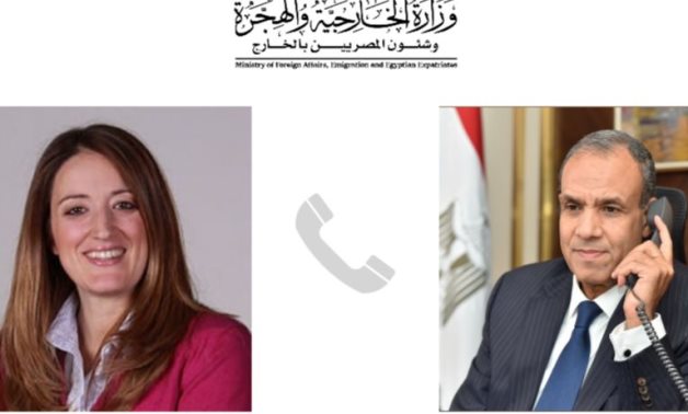 Le ministre égyptien des Affaires étrangères invite le président du Parlement européen à se rendre en Égypte