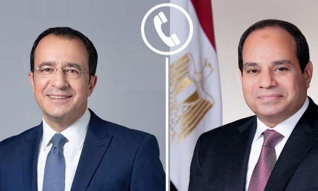 Le président Sisi s'entretient avec le président chypriote