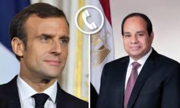Sissi reçoit un appel téléphonique de Macron ; les deux dirigeants discutent des derniers développements régionaux