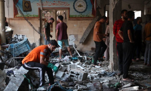 L'Egypte condamne le ciblage d'une école de l'UNRWA à Gaza et critique la communauté internationale pour son incapacité à défendre ses valeurs