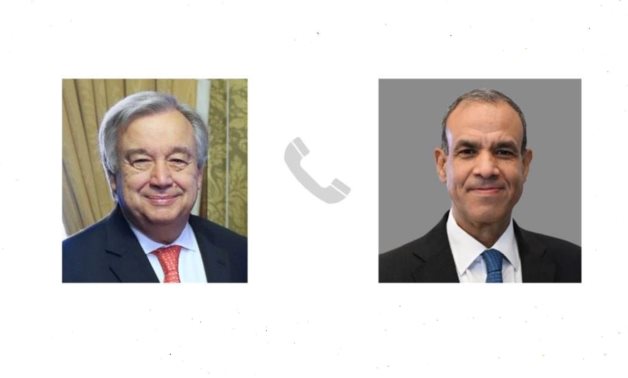 Le ministre égyptien des Affaires étrangères et le secrétaire général de l'ONU discutent des développements à Gaza et de l'escalade en Cisjordanie