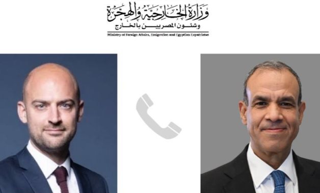 Les ministres des Affaires étrangères égyptien et français discutent de l'escalade des tensions au Liban dans le cadre de l'appel de Paris à une conférence internationale
