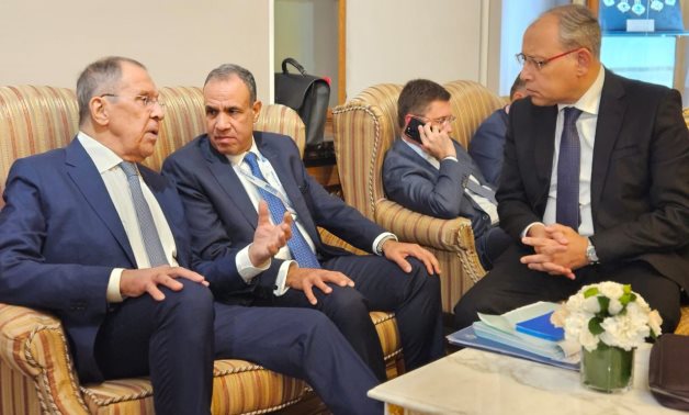 Les ministres des Affaires étrangères égyptien et russe discutent de l'actualité des projets communs