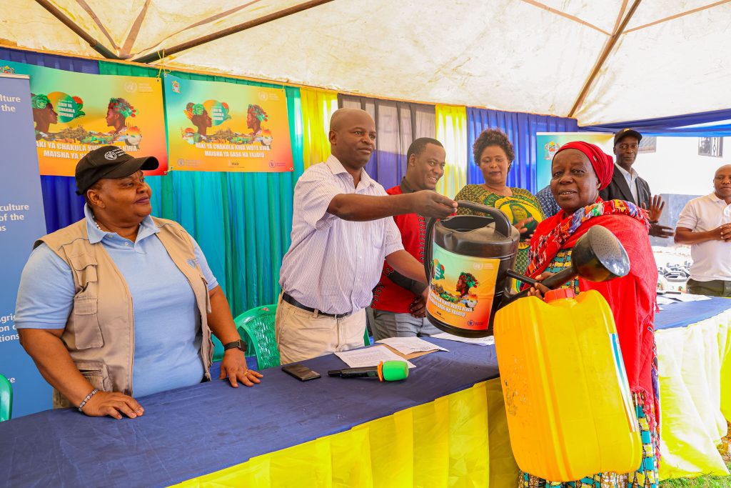 Nourrir la nutrition : l'initiative de potagers de la FAO prend racine à Kagera